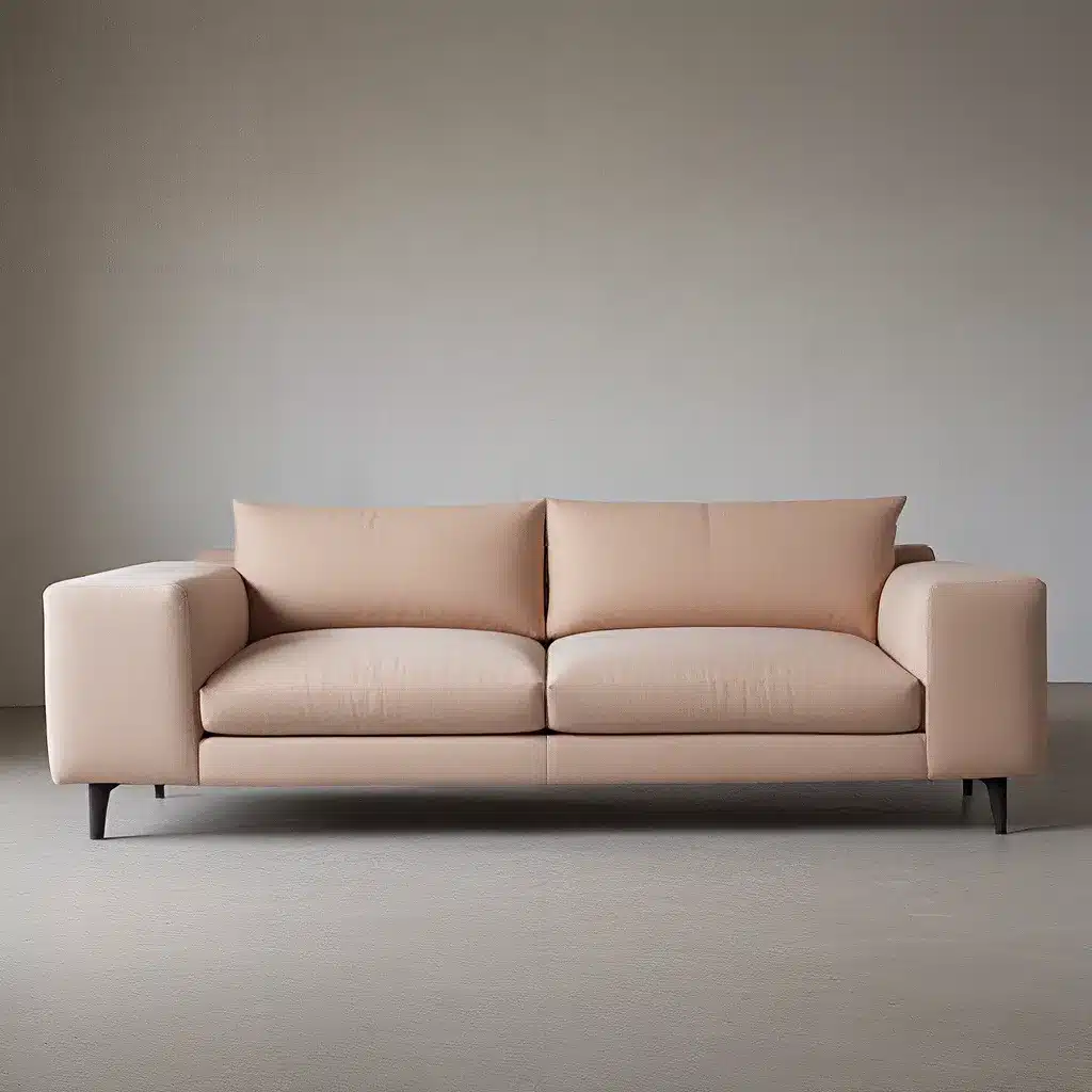 Sculptural Arms Redefine Basic Sofas