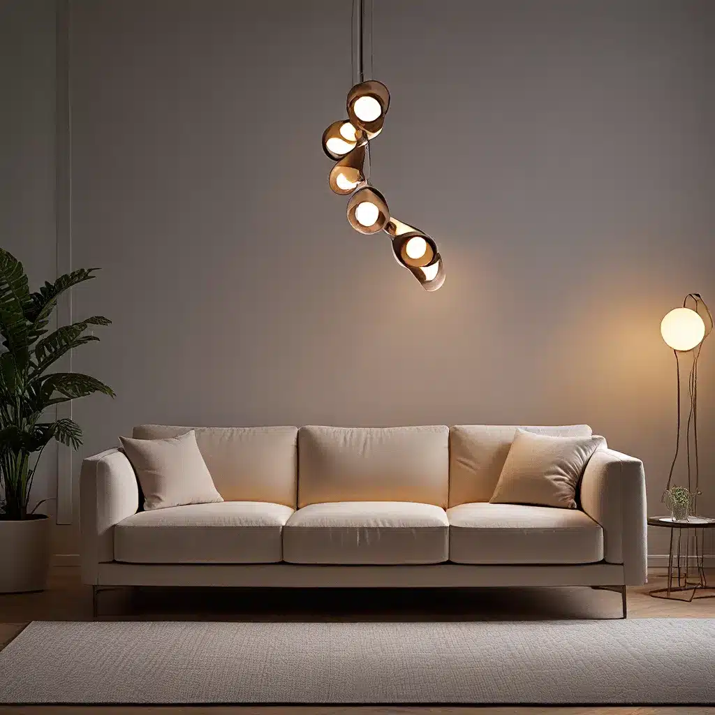 Sculptural Lighting Spotlights Your Sofa