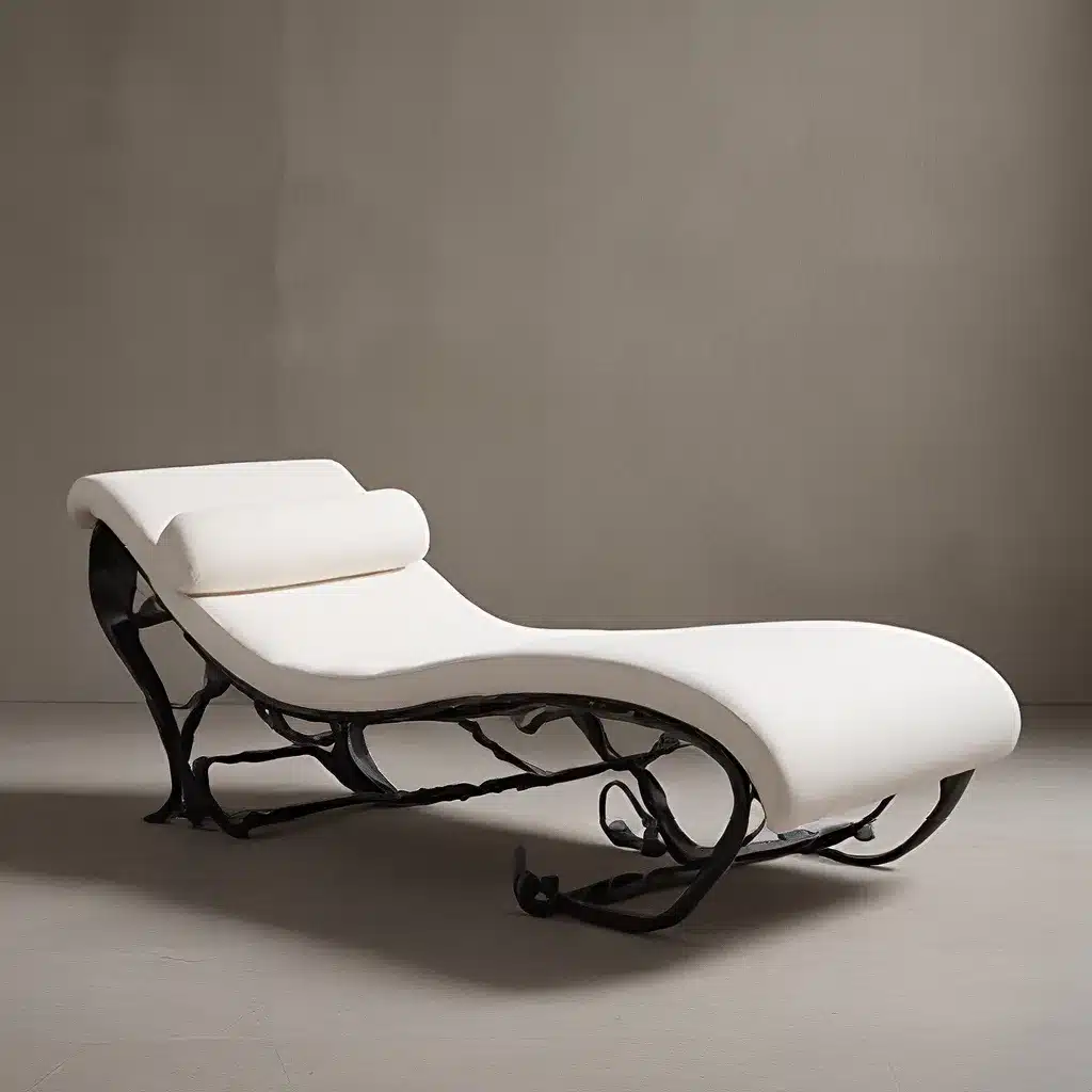 Sculptural Serenity: Chaise Longues with Artful Details