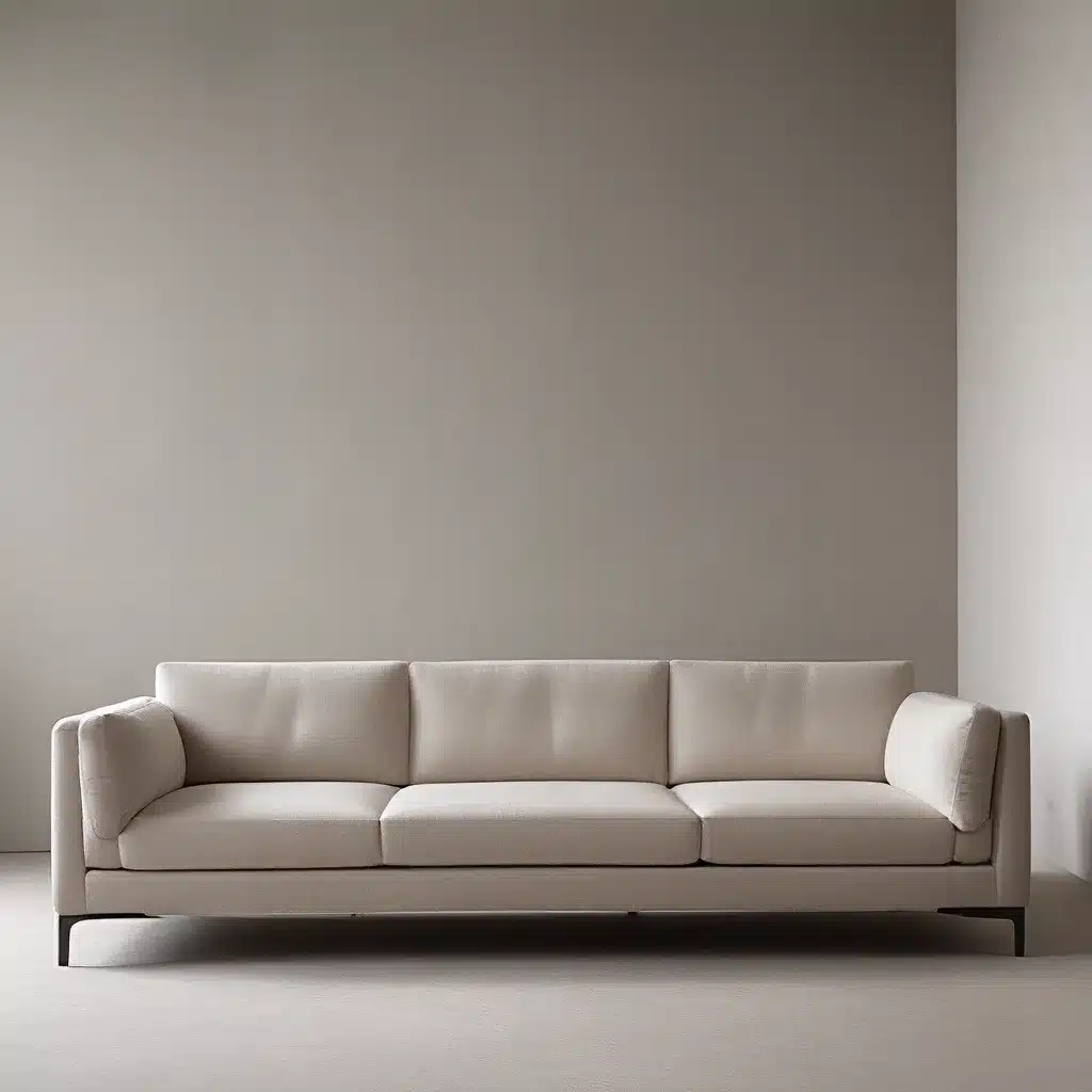 Sleek and Slim: Minimalist Sofa Silhouettes