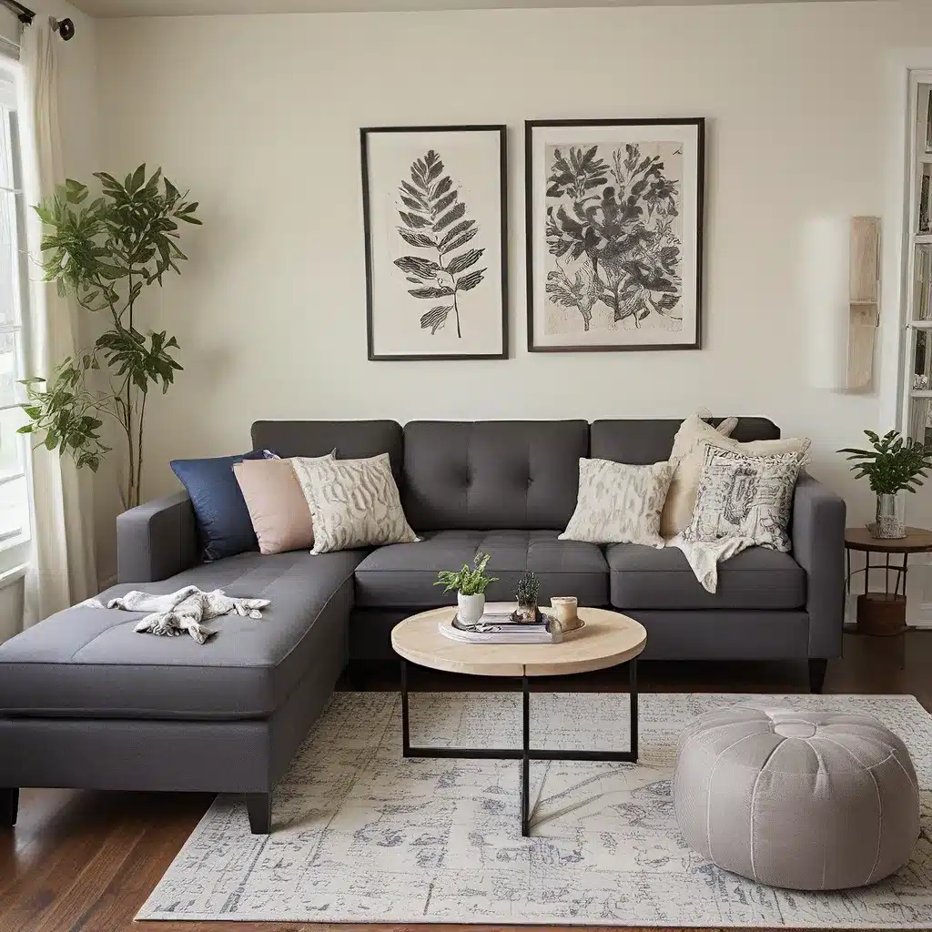 Small Place Style With Custom Couch Cool