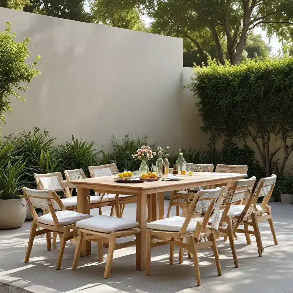 Soak Up the Sun: Outdoor Seating for Alfresco Entertaining