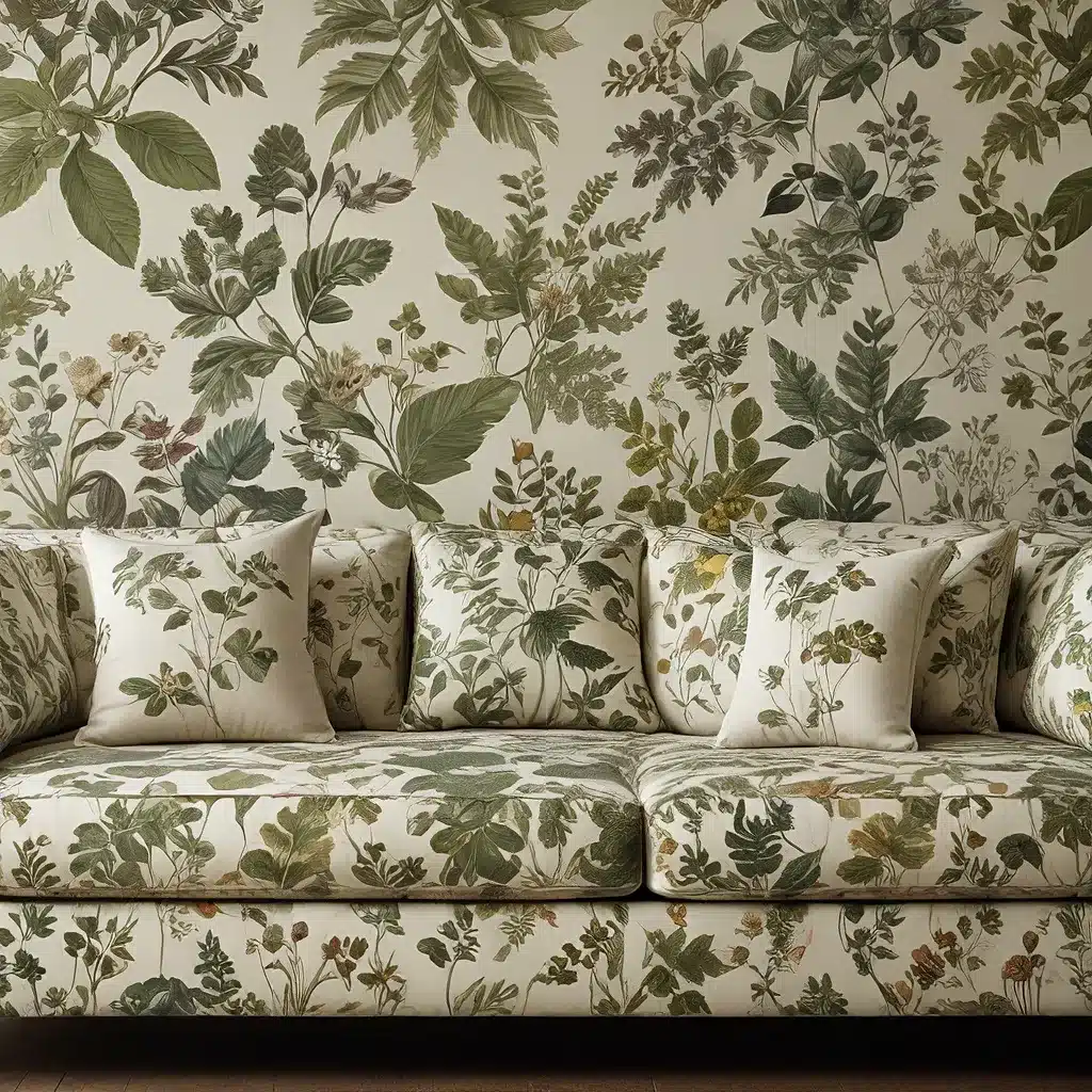 Sofa Spectacular: Back to Nature – Organic and Botanical Prints