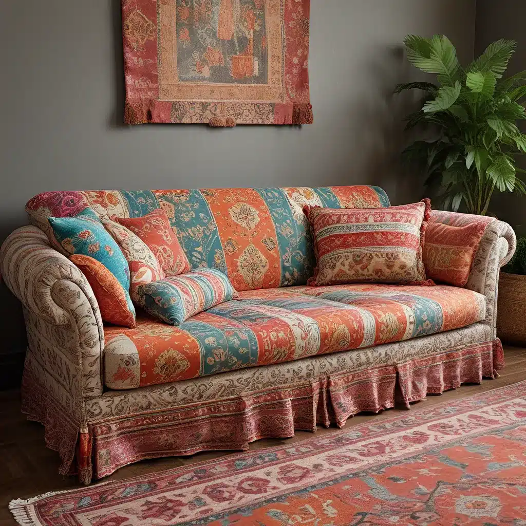 Sofa Spectacular: Bohemian Brilliance – Free-Spirited Pattern Mixing