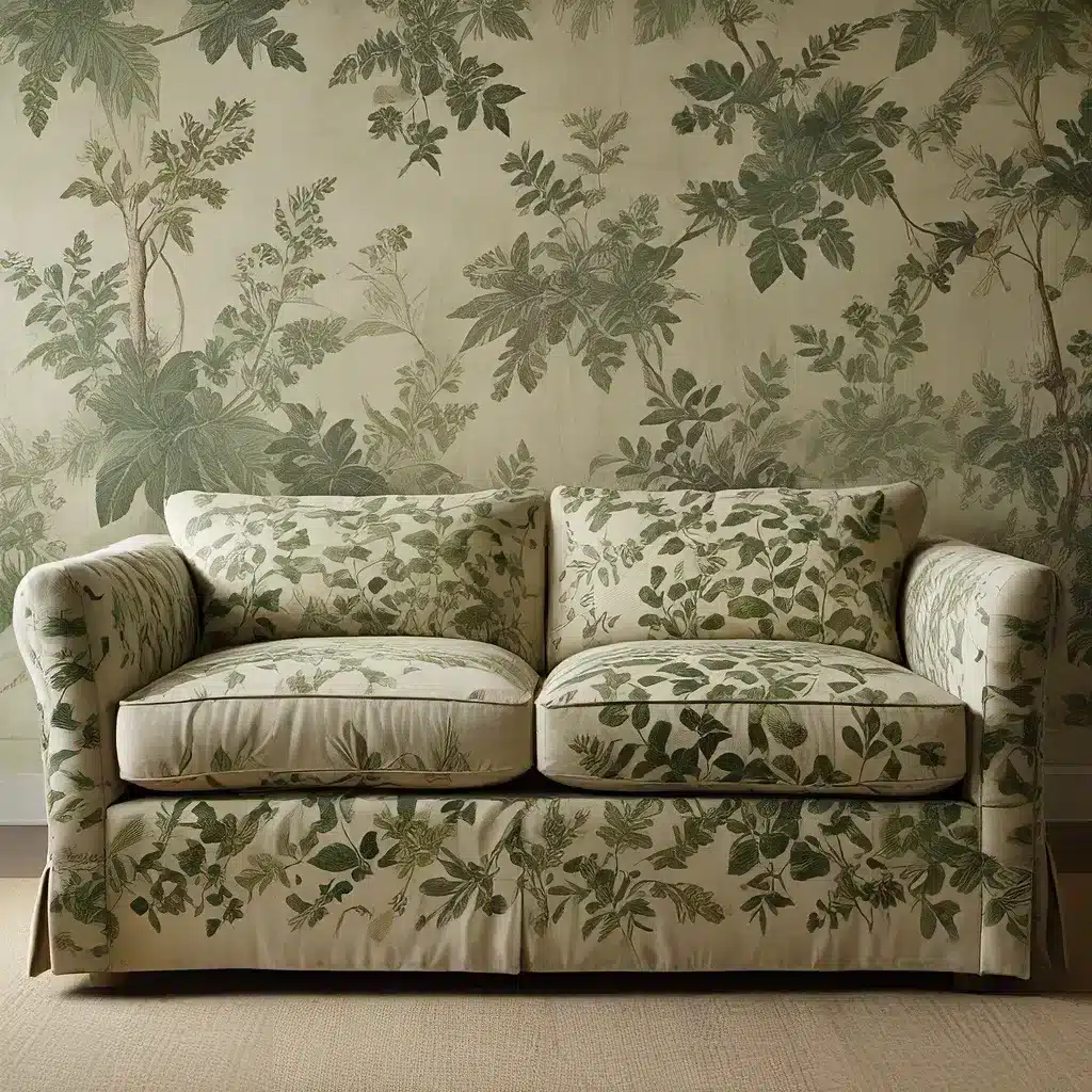 Sofa Spectacular: Bringing Nature Indoors with Lush Botanical and Leaf Motifs