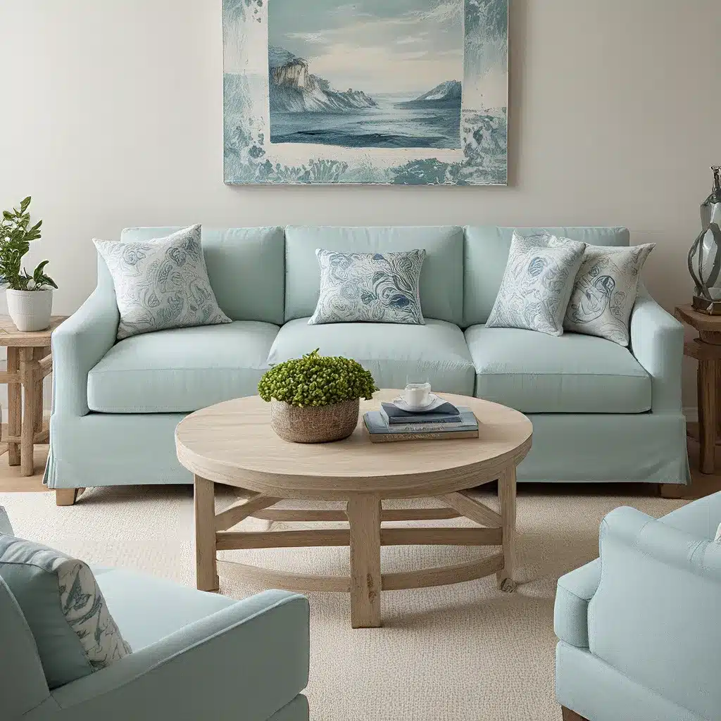 Sofa Spectacular: Coastal Calm – Serene Oceanic Hues and Motifs