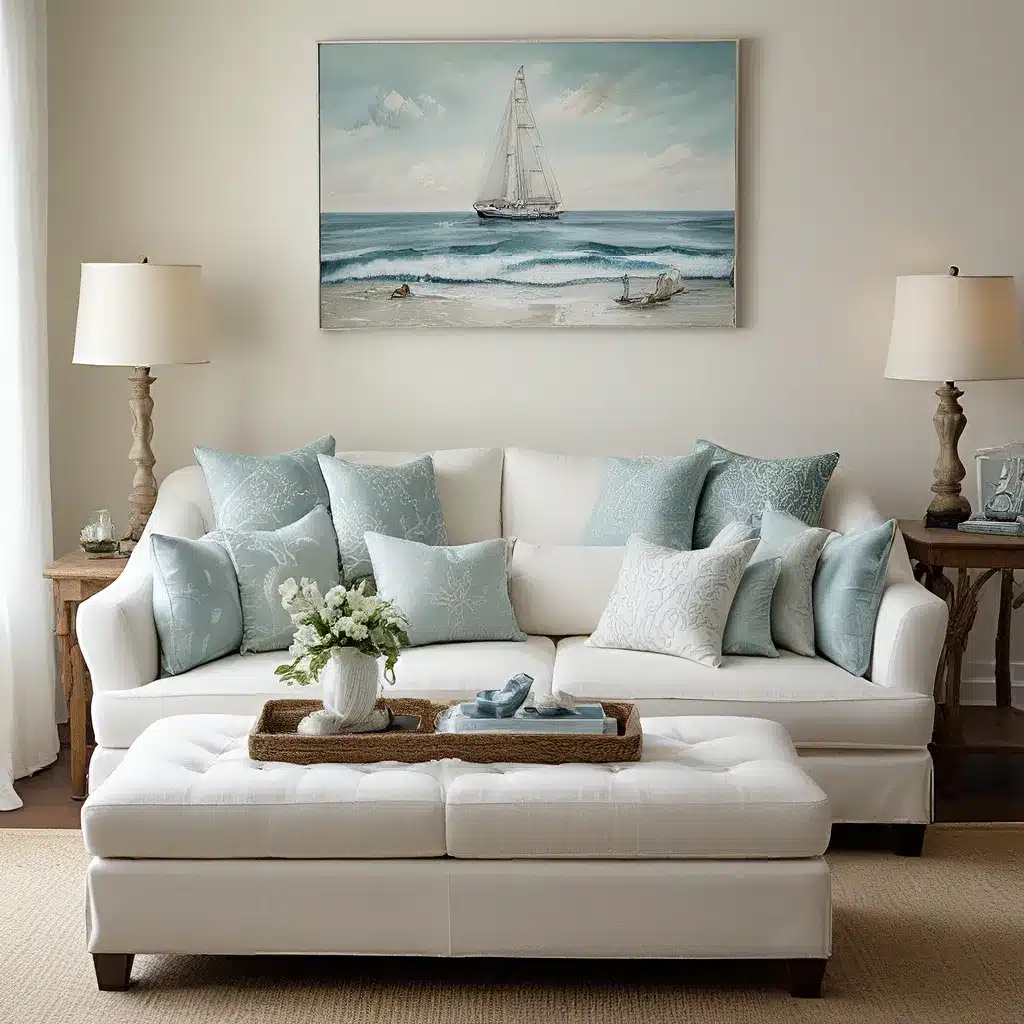 Sofa Spectacular: Coastal Chic – Soothing Oceanic Hues and Motifs