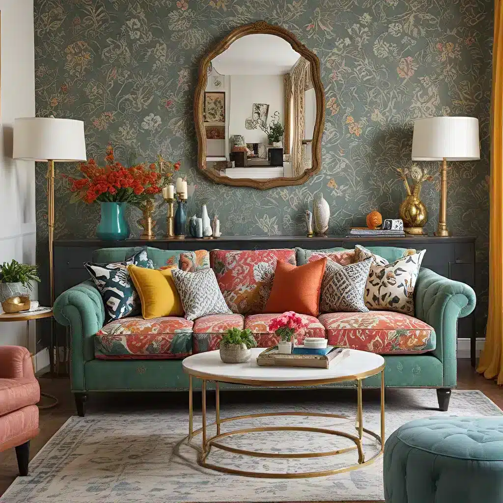 Sofa Spectacular: Elevating Your Living Room with Striking Color and Pattern