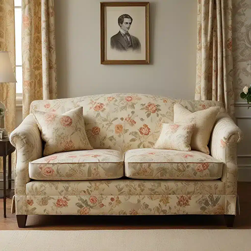 Sofa Spectacular: Embracing Vintage-Inspired Fabrics for Timeless Charm