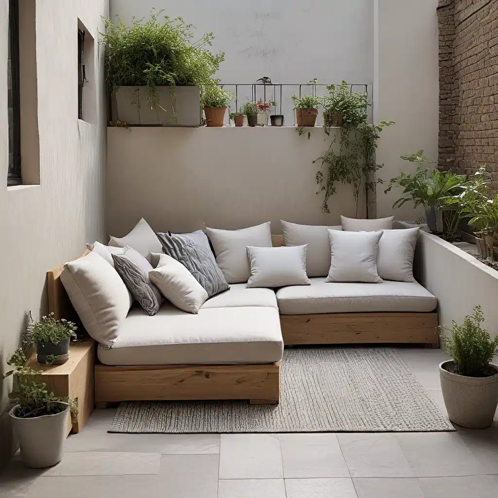 Sofa Spectacular: Functional Flair for Tiny Terraces