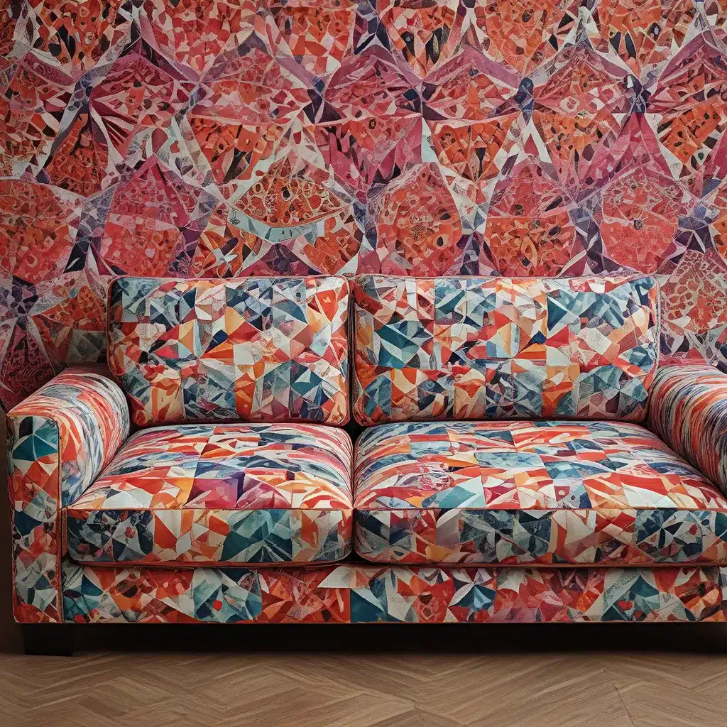 Sofa Spectacular: Geometric Glory – Kaleidoscopic Optical Prints