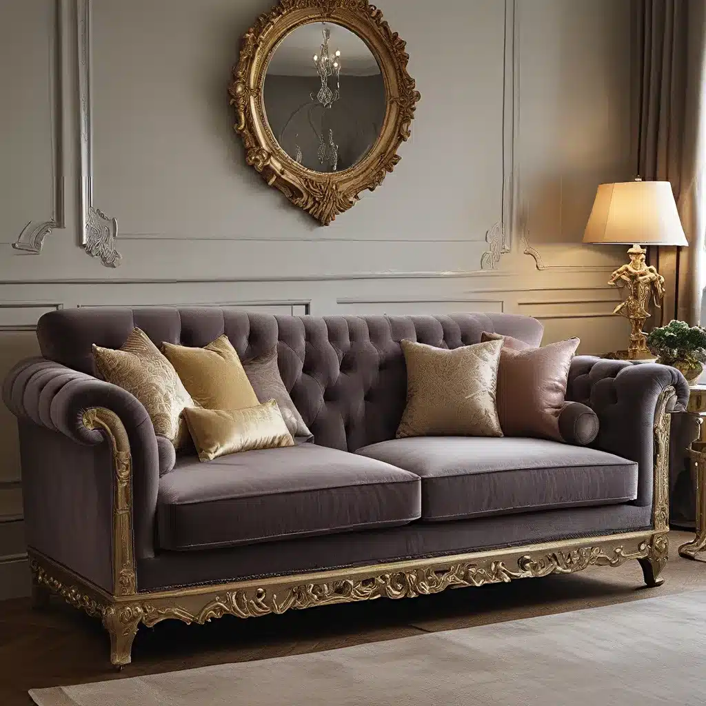 Sofa Spectacular: Glamour and Grandeur – Velvets and Metallics