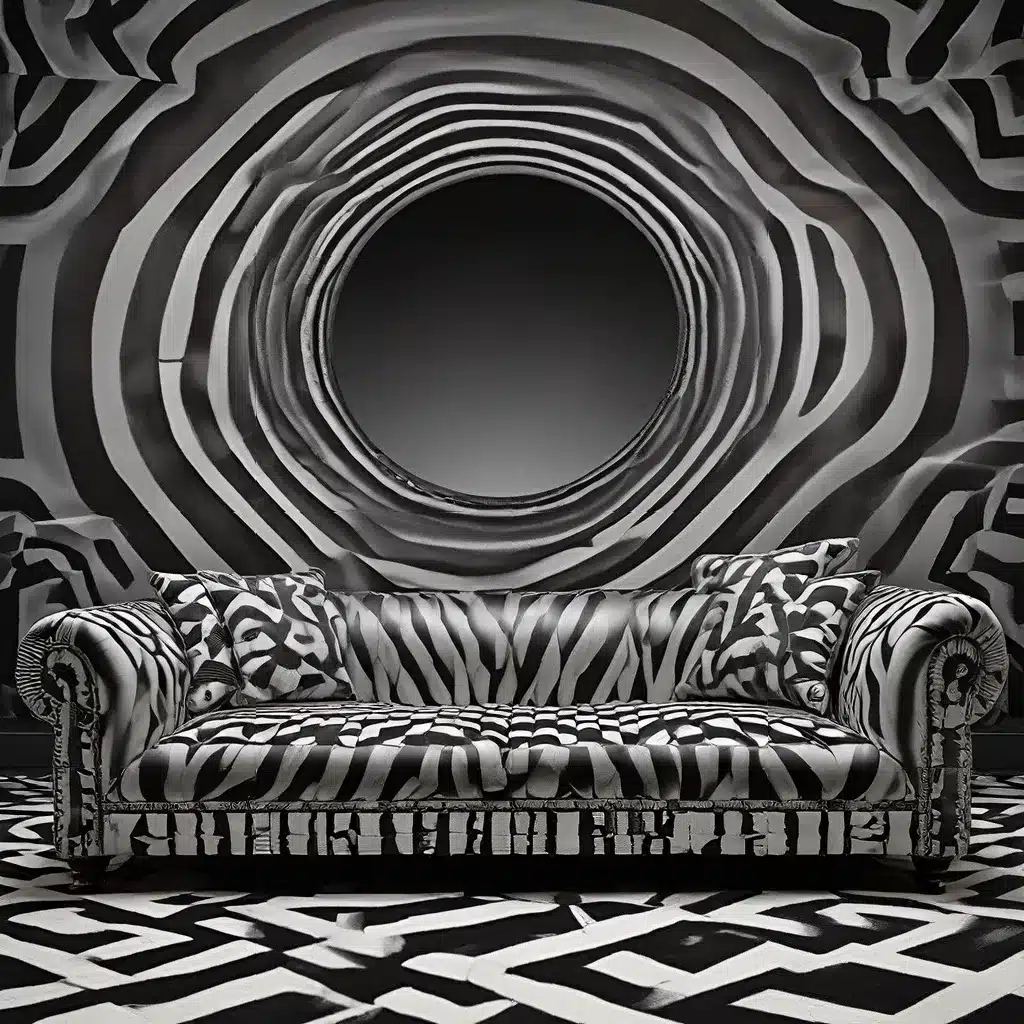 Sofa Spectacular: Graphic Glamour – Striking Optical Illusions