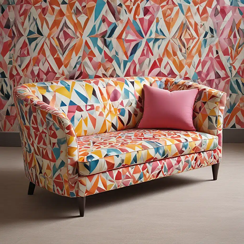 Sofa Spectacular: Kaleidoscopic Confections – Playful Geometric Prints