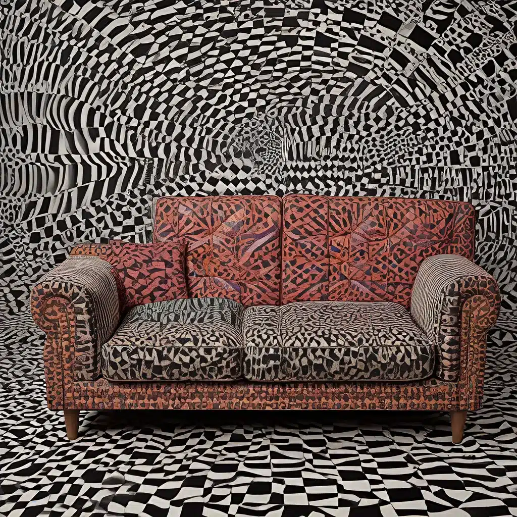 Sofa Spectacular: Op Art Optics – Trippy Geometric Prints