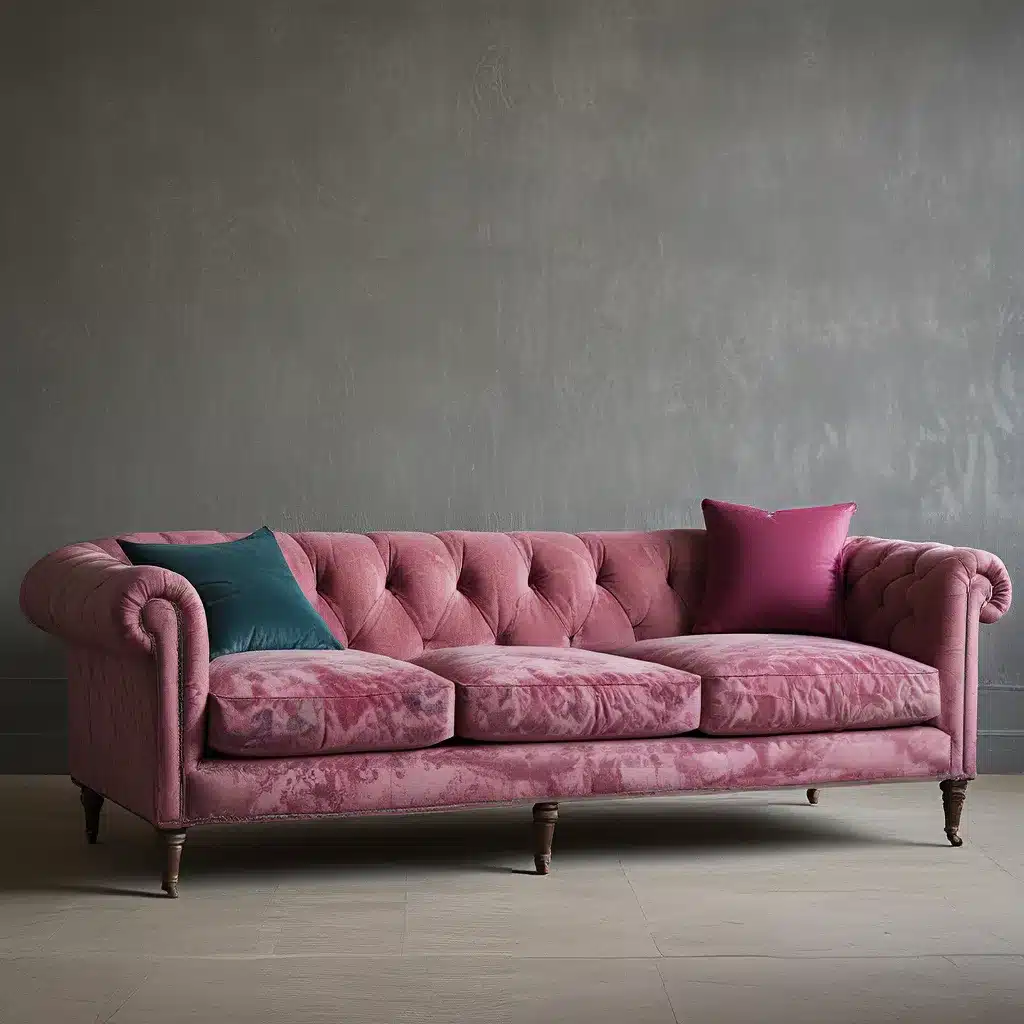 Sofa Spectacular: Overdyed Elegance – Vintage-Inspired Fabrics