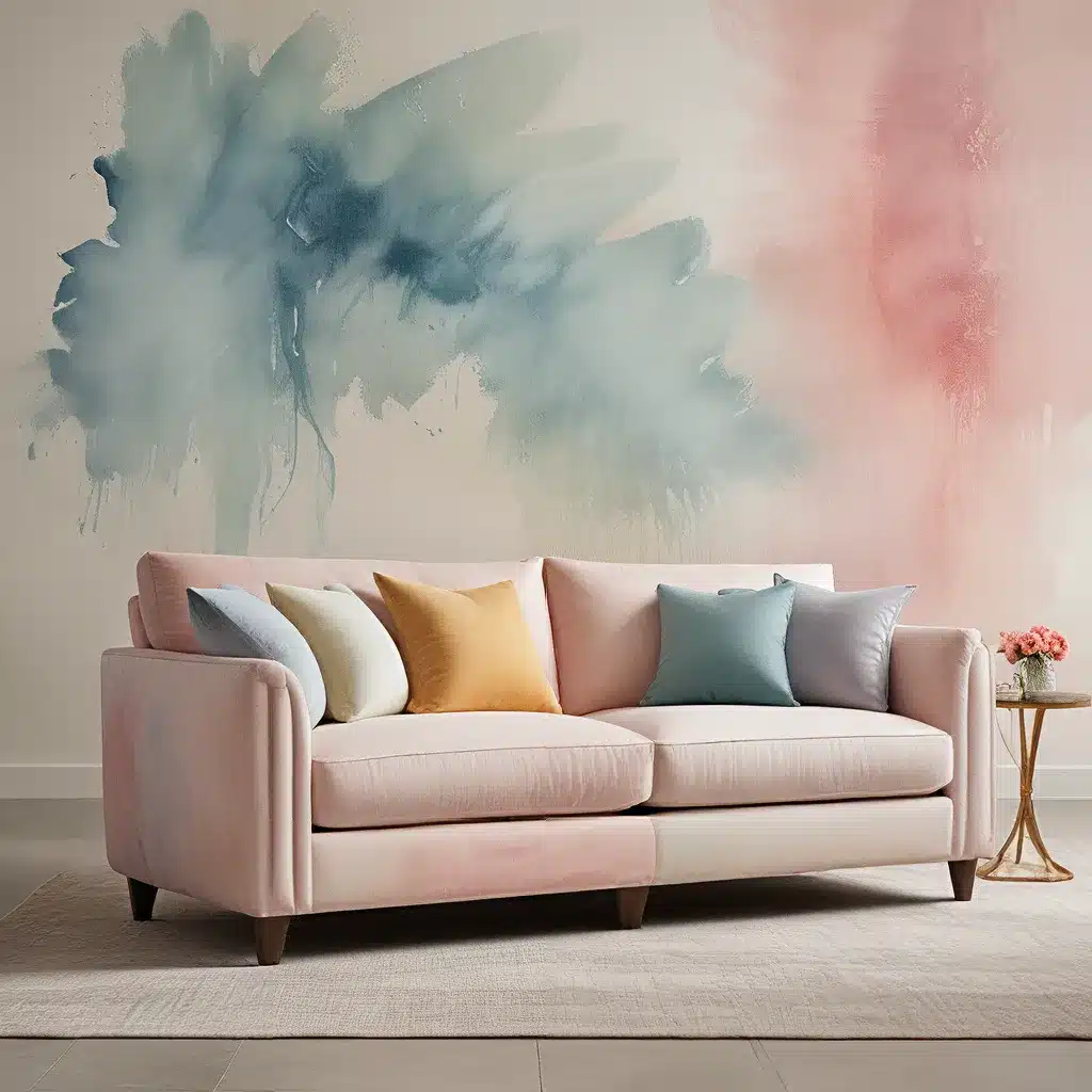 Sofa Spectacular: Painterly Palette – Watercolor-Inspired Artistry