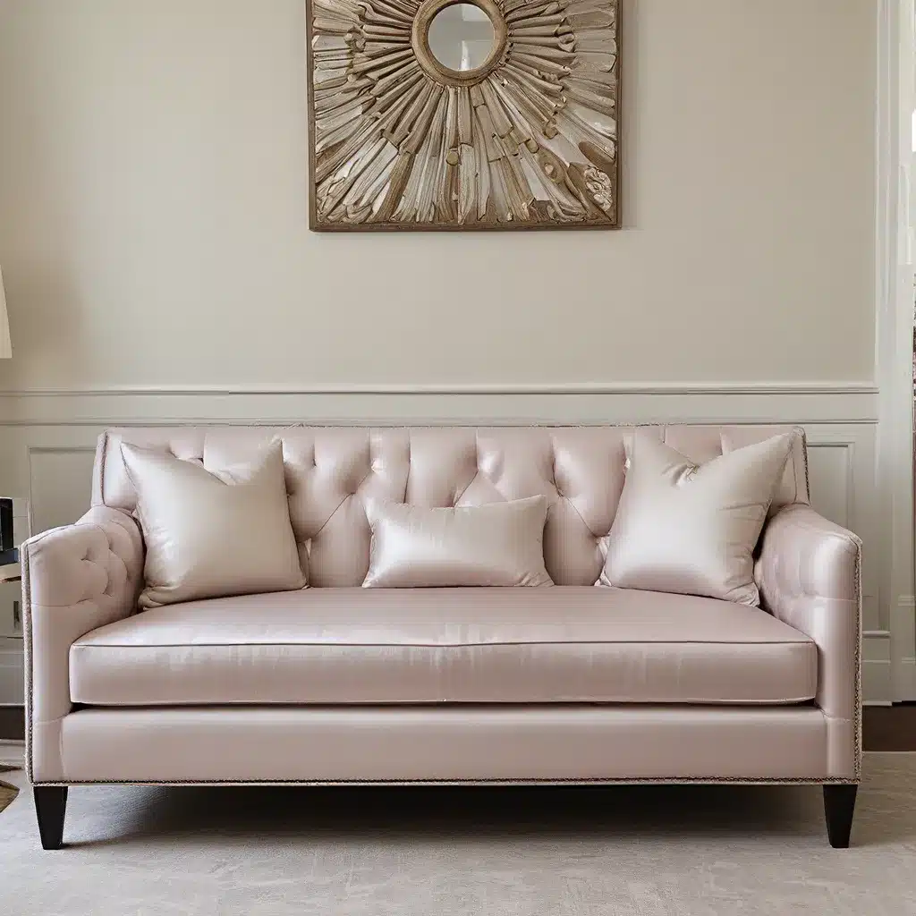 Sofa Spectacular: Satin Sophistication – Lustrous Finishes and Sheen