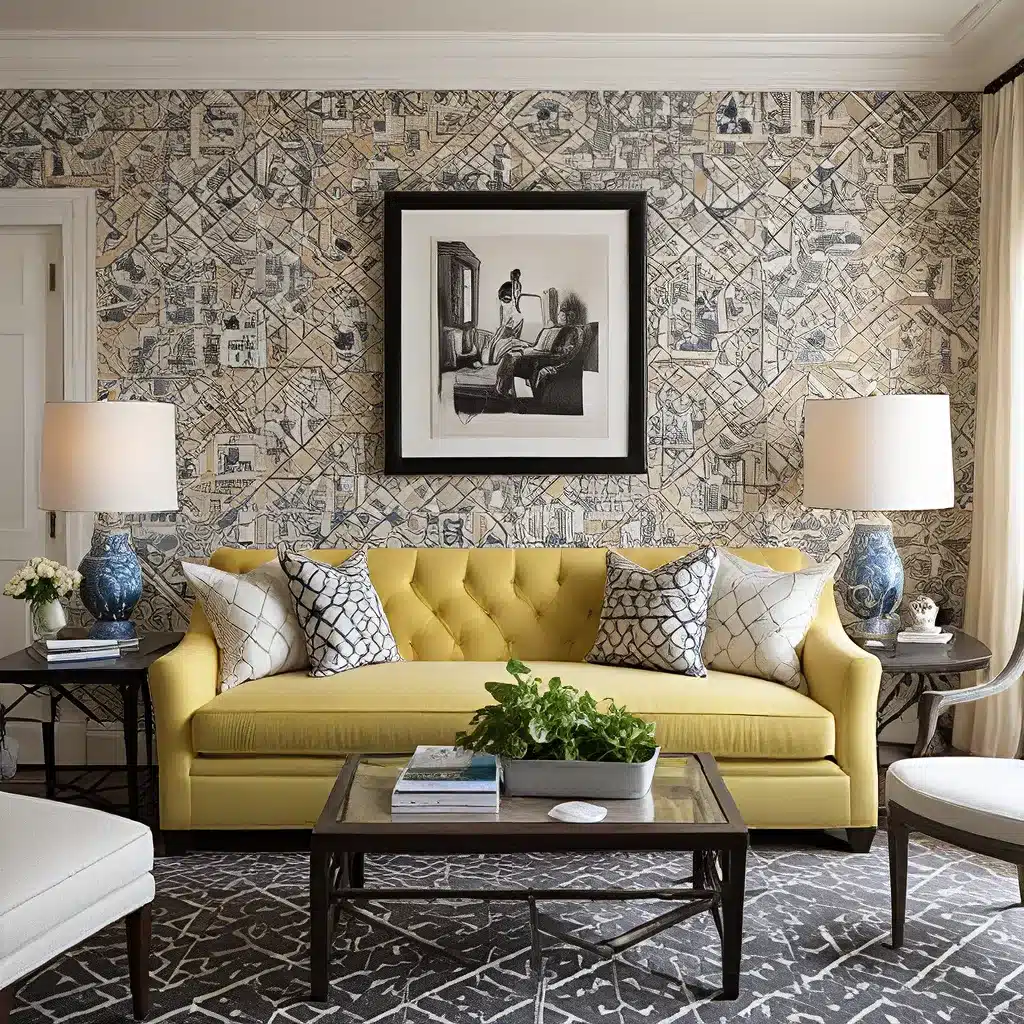 Sofa Spectacular: Sophisticated Trellis and Lattice Prints for a Refined Home