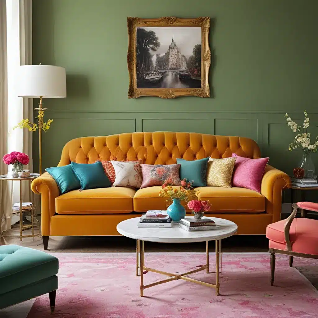 Sofa Spectacular: Surprisingly Sophisticated – Quirky Color Combos