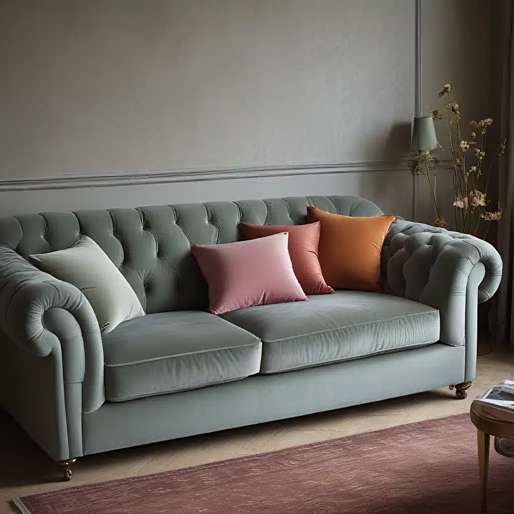 Soft and Sumptuous: Luxurious Velvet Sofa Upholstery