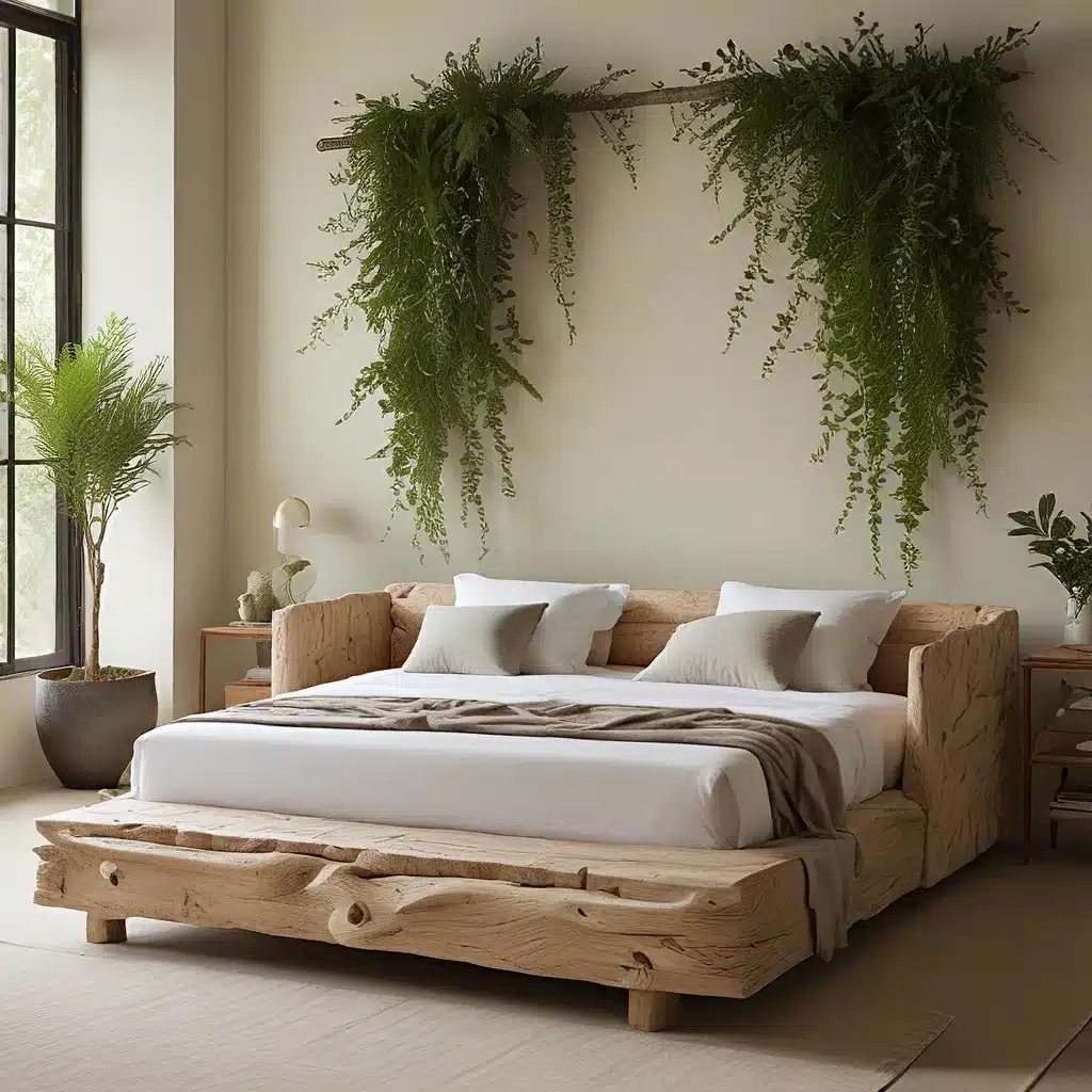 Soothing Sanctuary: Nature-Inspired Bedroom Sofas