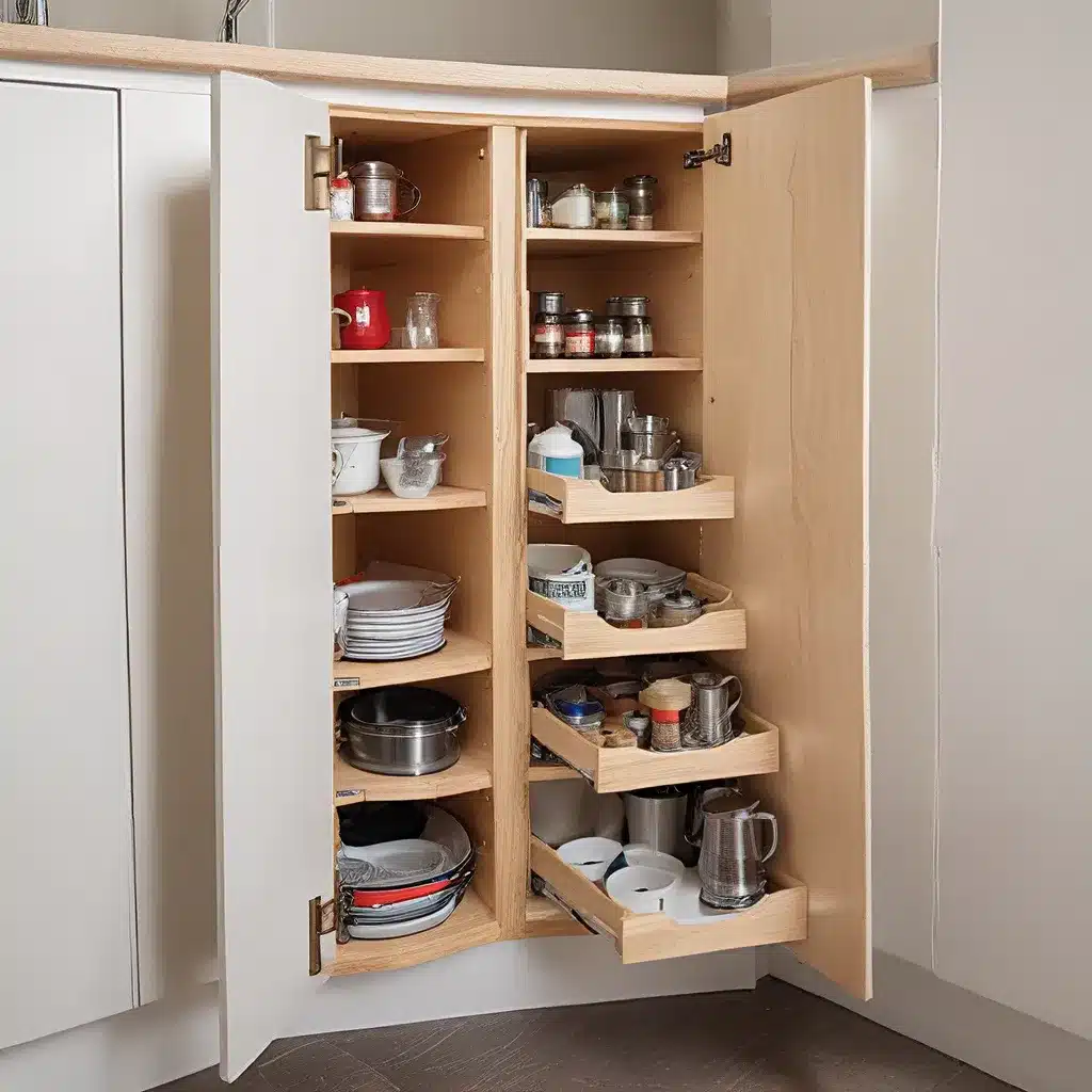 Spinning Corner Cabinets