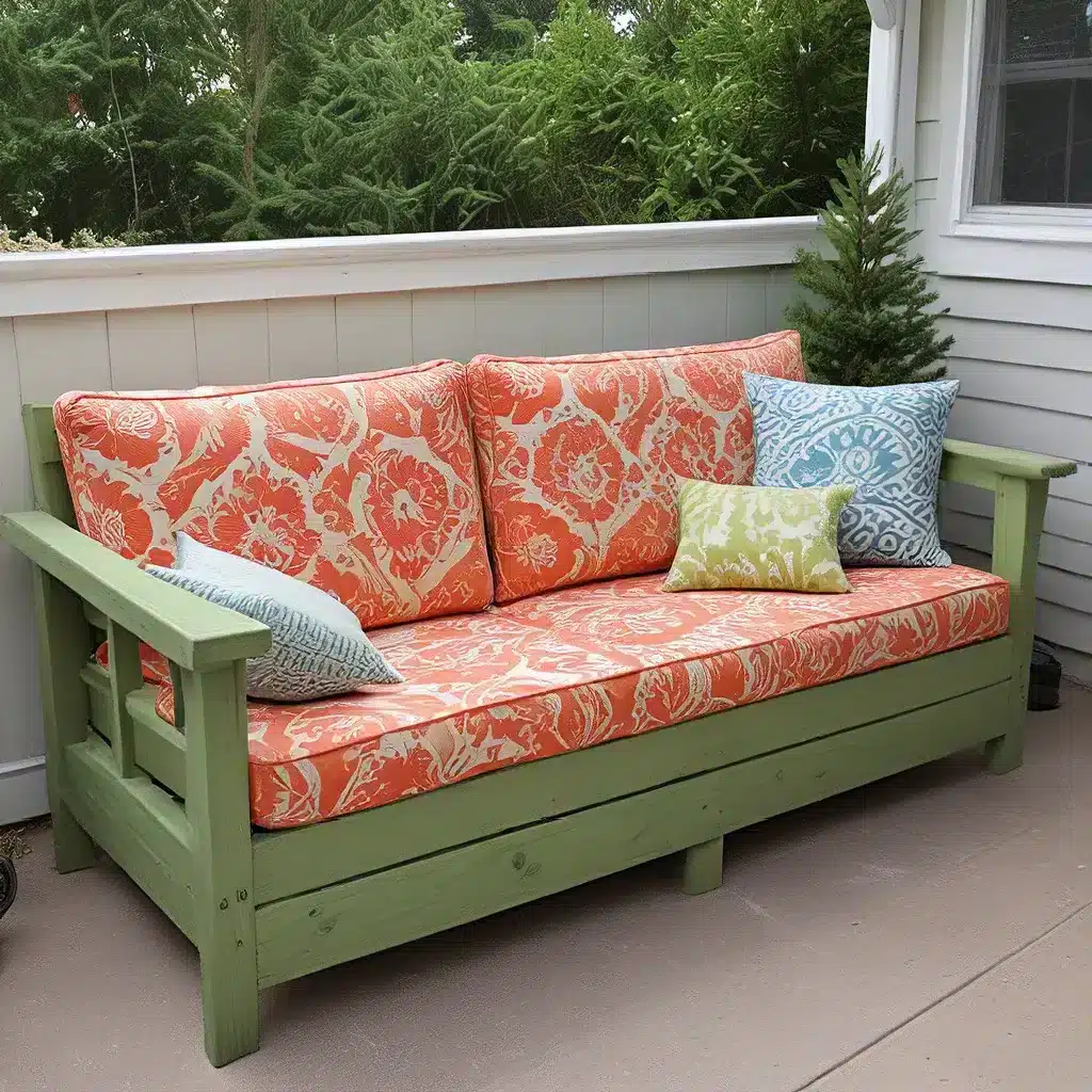 Spruce Up Your Porch With a Homemade Outdoor Sofa