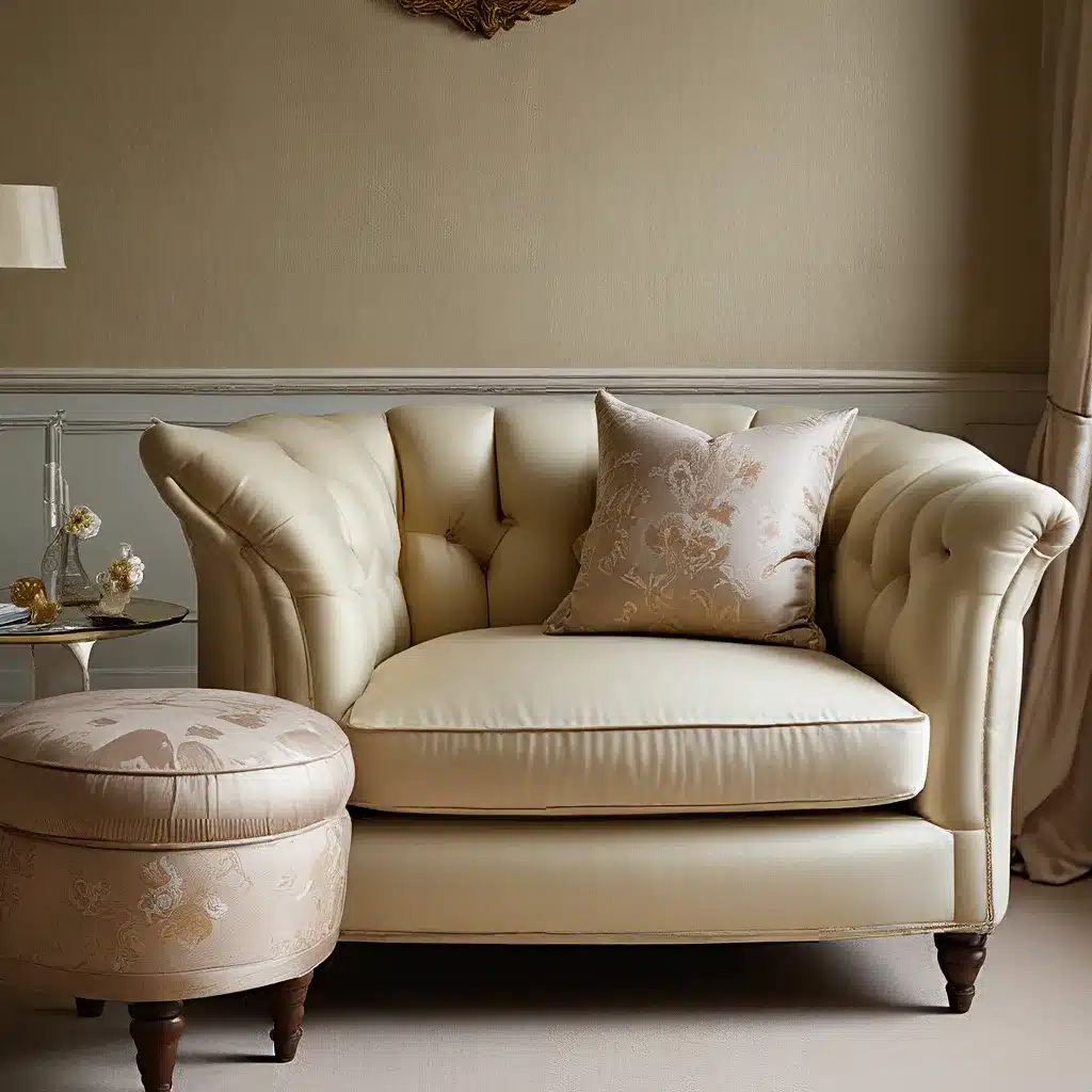 Sumptuous Silk Upholstery for Sophisticated Family Living