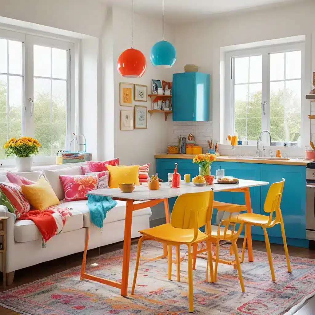 Sunny Splashes: Vibrant Pops of Color for a Cheerful Space