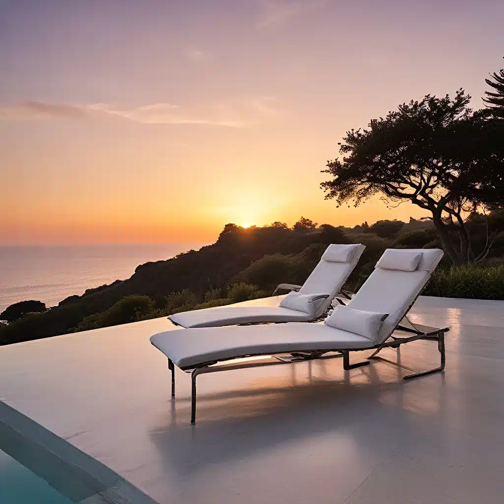 Sunset Serenity: Chaise Longues with a Captivating View