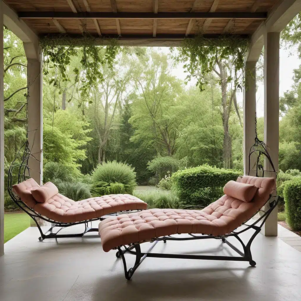 Suspended Romance: Chaise Longues for Couple’s Retreat