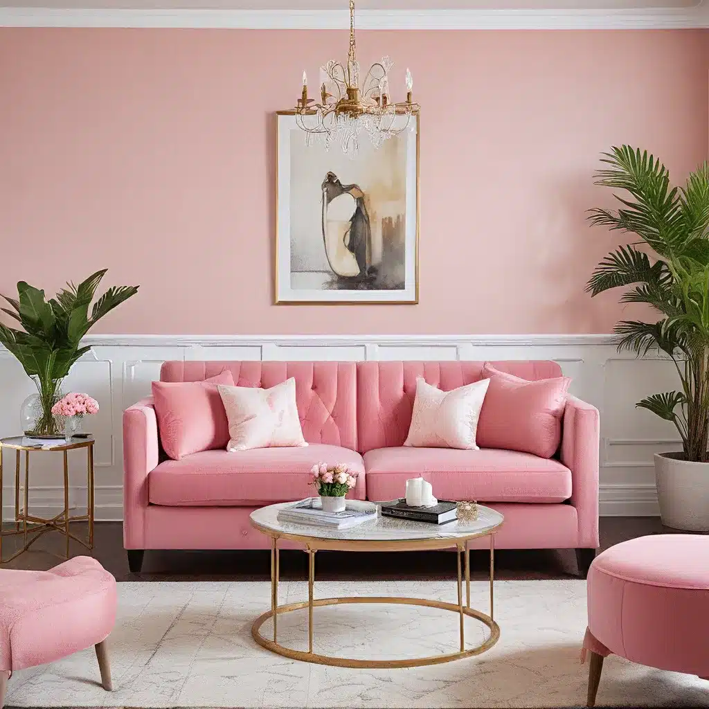 Sweeten Your Living Room with Sumptuous Pink Sofa Trends