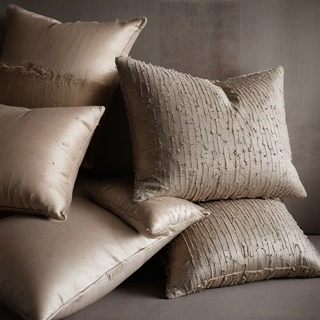 Tactile Textures in Luxurious Cushions