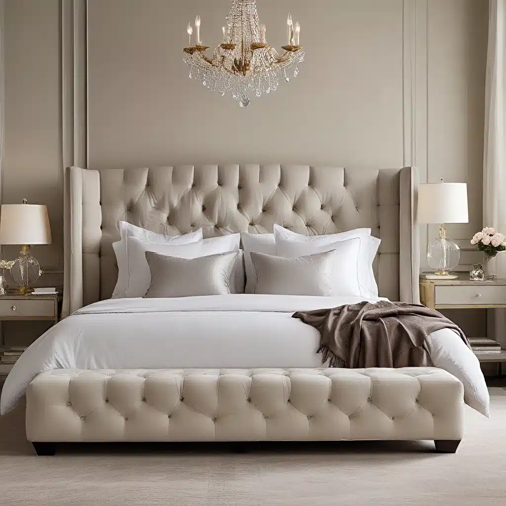 Tailored Elegance: Tufted Sofas for Refined Bedroom Style