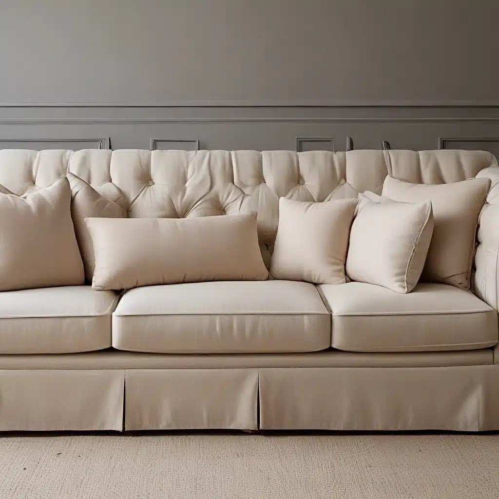 Tailored Look: Piping, Tufting, and Other Sofa Details