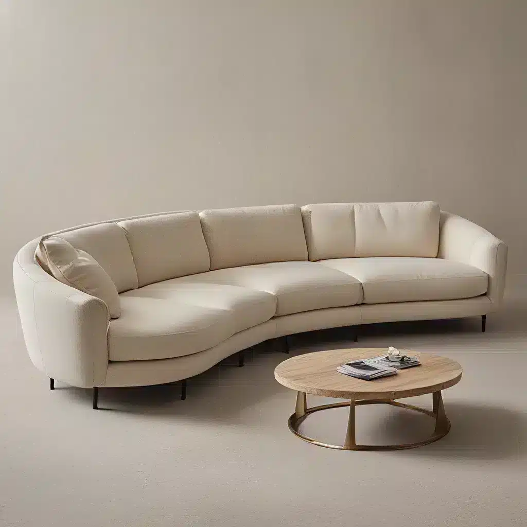 The Return of Curved, Rounded Sofa Shapes