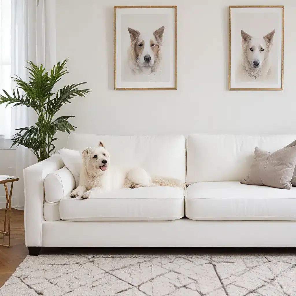 The Secret to Keeping White Sofas Spotless (Even with Pets!)