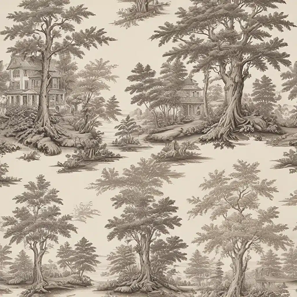 Toile Revival: Scenic and Historic Patterns