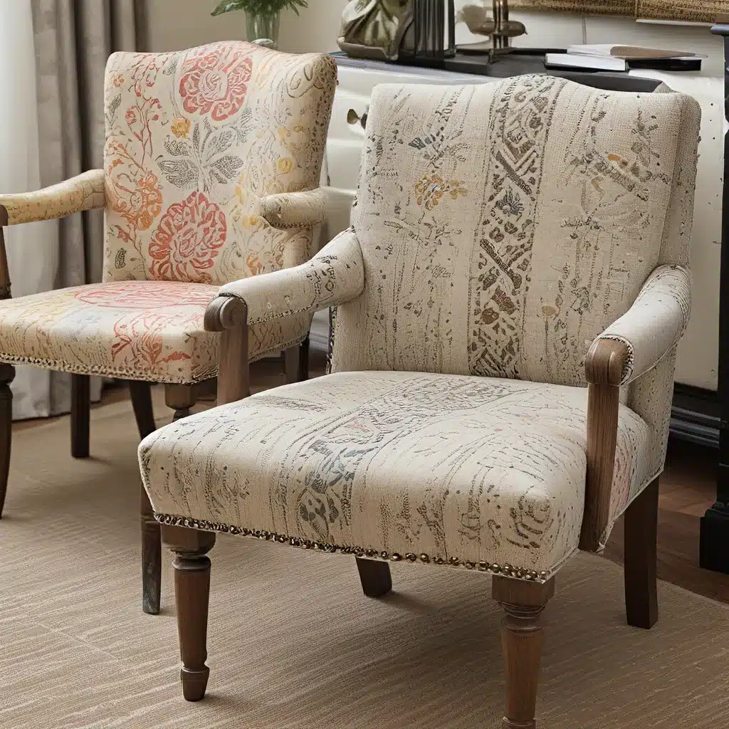 Transform Chairs With Fun Fabrics and Nailheads