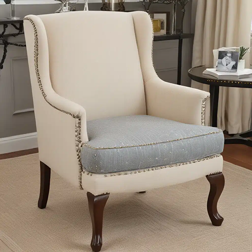 Transform a Chair with Fabrics and Nailheads