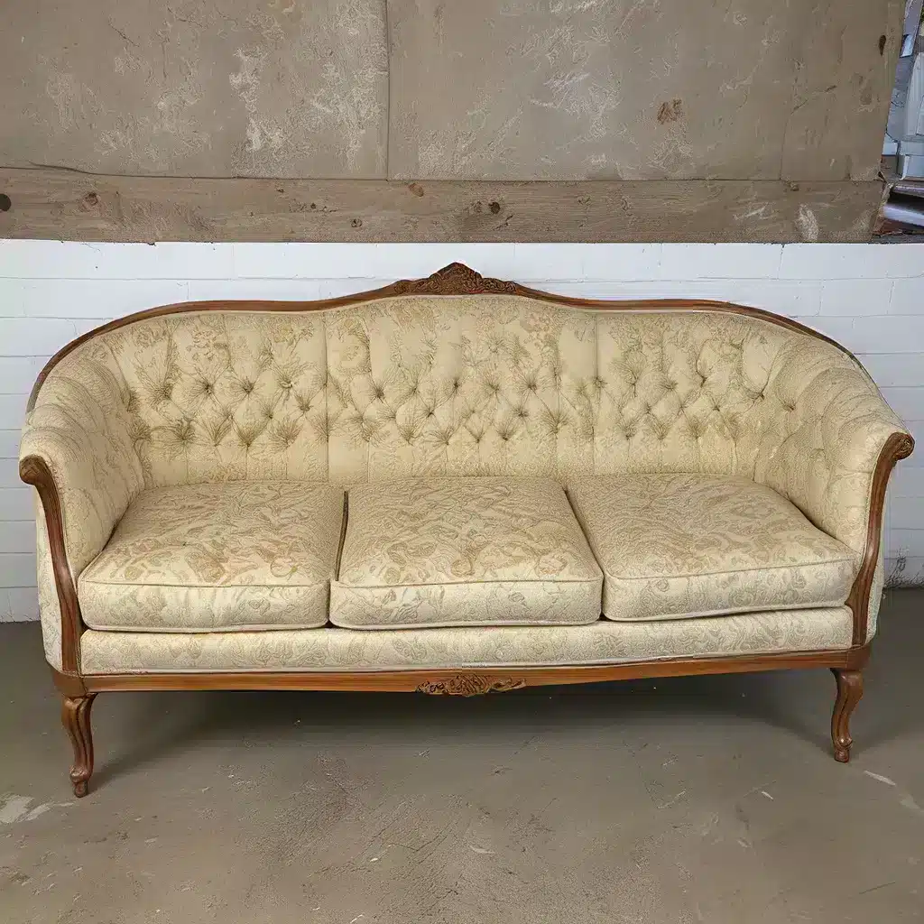 Transform a Vintage Sofa with Custom Upholstery