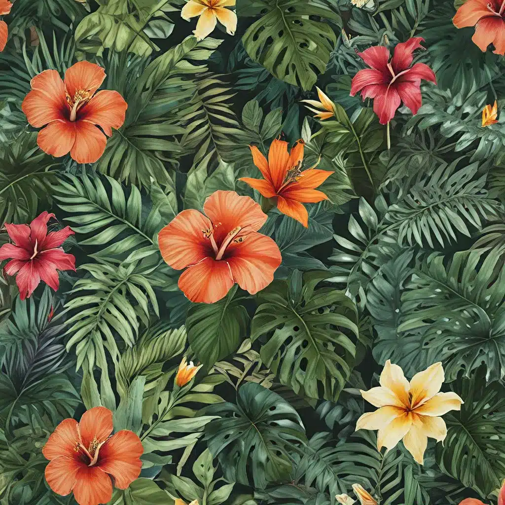 Tropical Tropics: Bold Botanical Prints and Lush Greenery