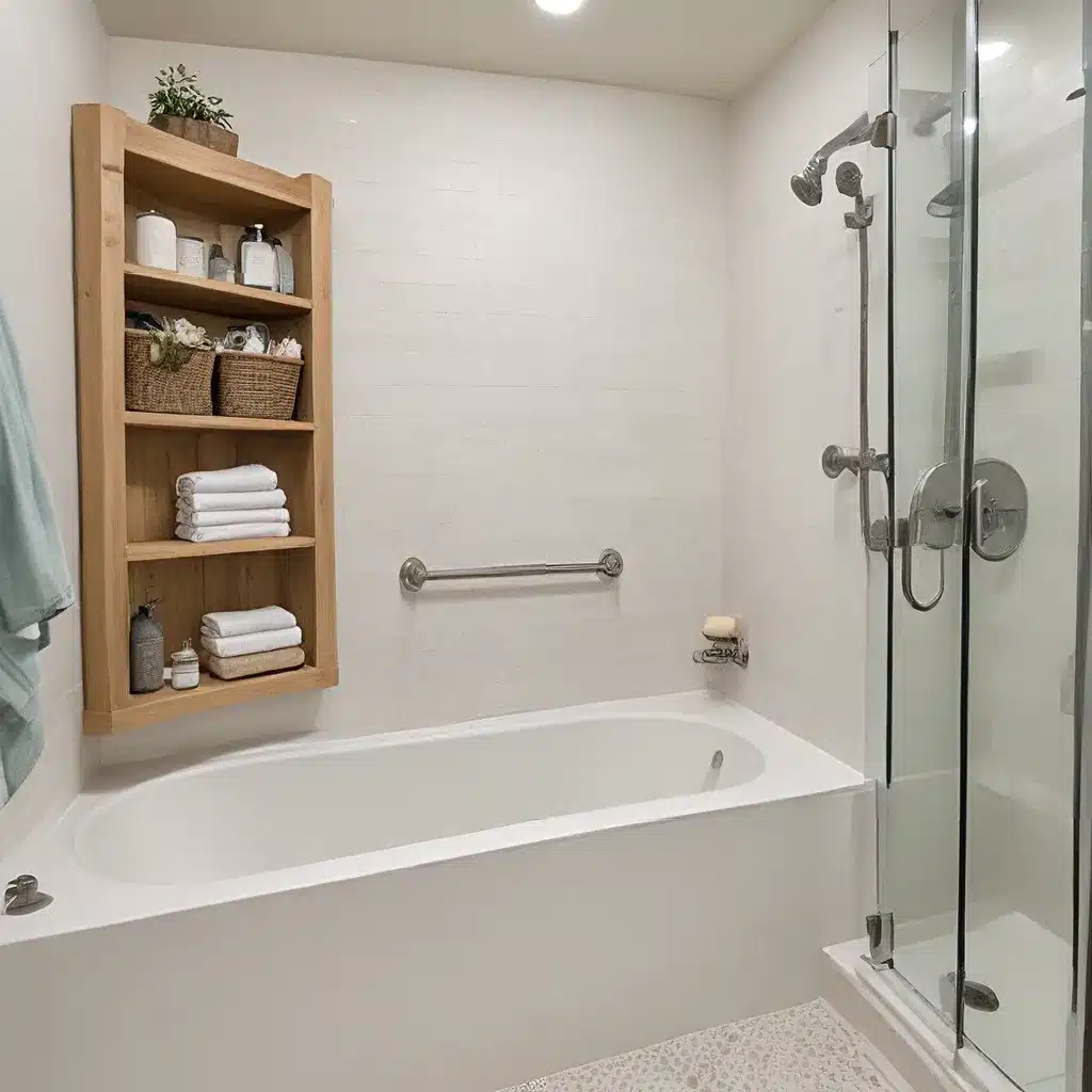 Tub and Shower Storage