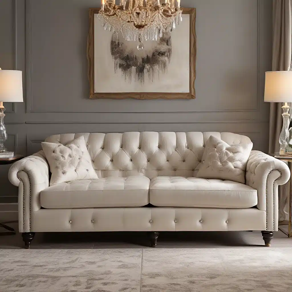 Tufted Sofas Bring Elegance to Family Living Rooms