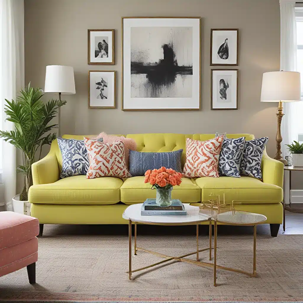 Unexpected Accents for Standout Sofa Style