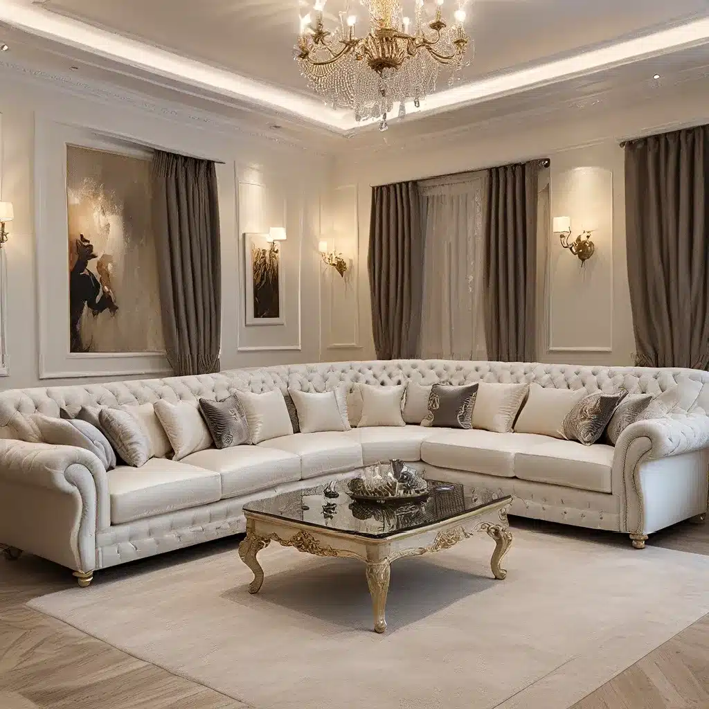 Unwind in Opulent Splendor with Our Custom Corner Sofas