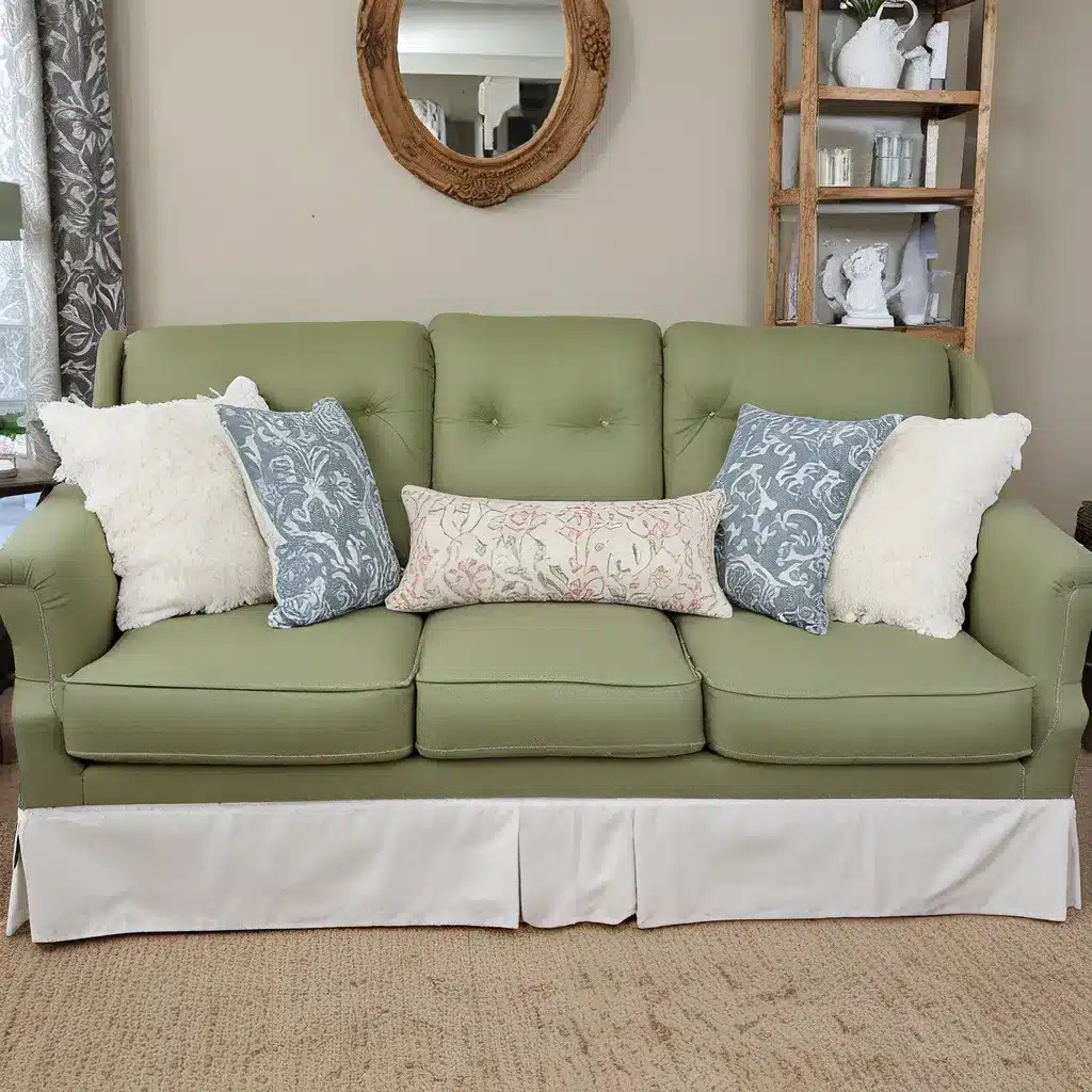 Upcycle Thrift Store Finds into Chic Sofa Accents