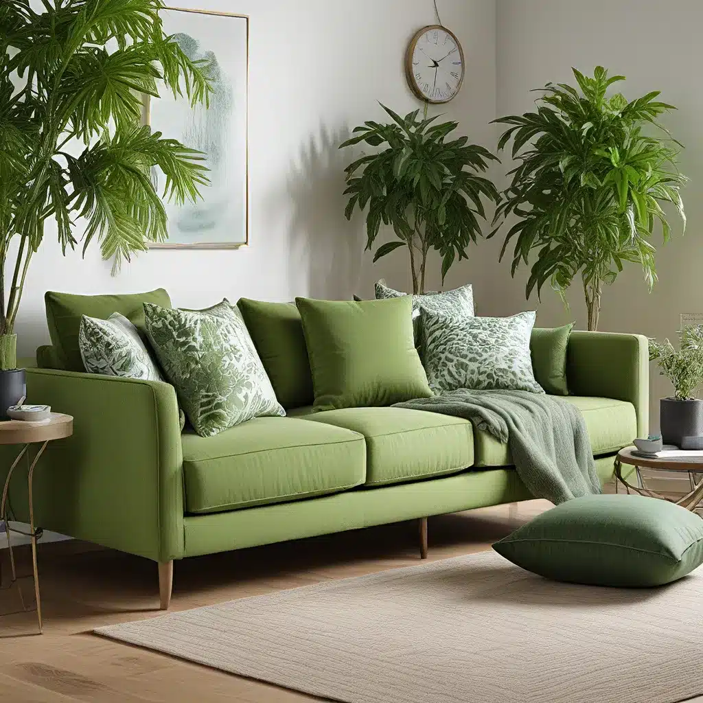 Verdant Greenery Livens up Your Sofa