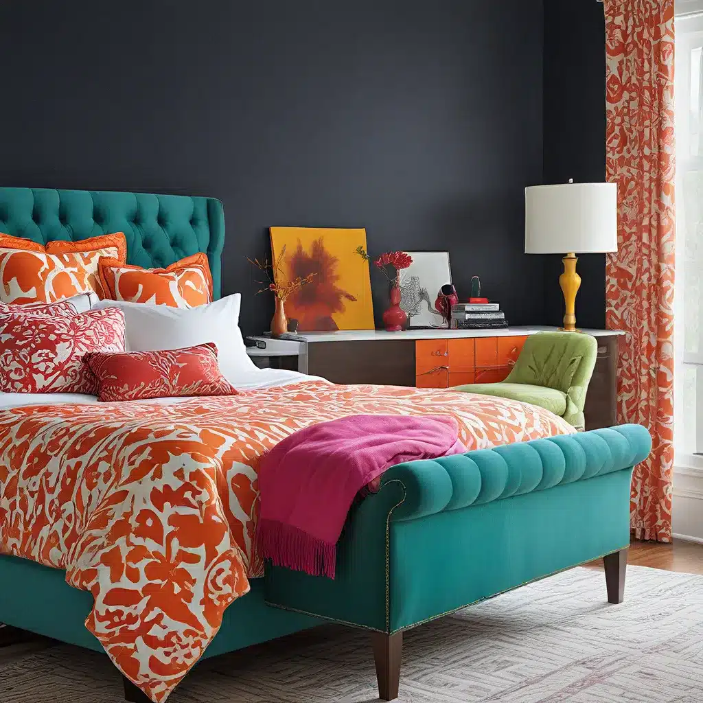 Vibrant Hues: Bold Custom Upholstery for Standout Bedrooms